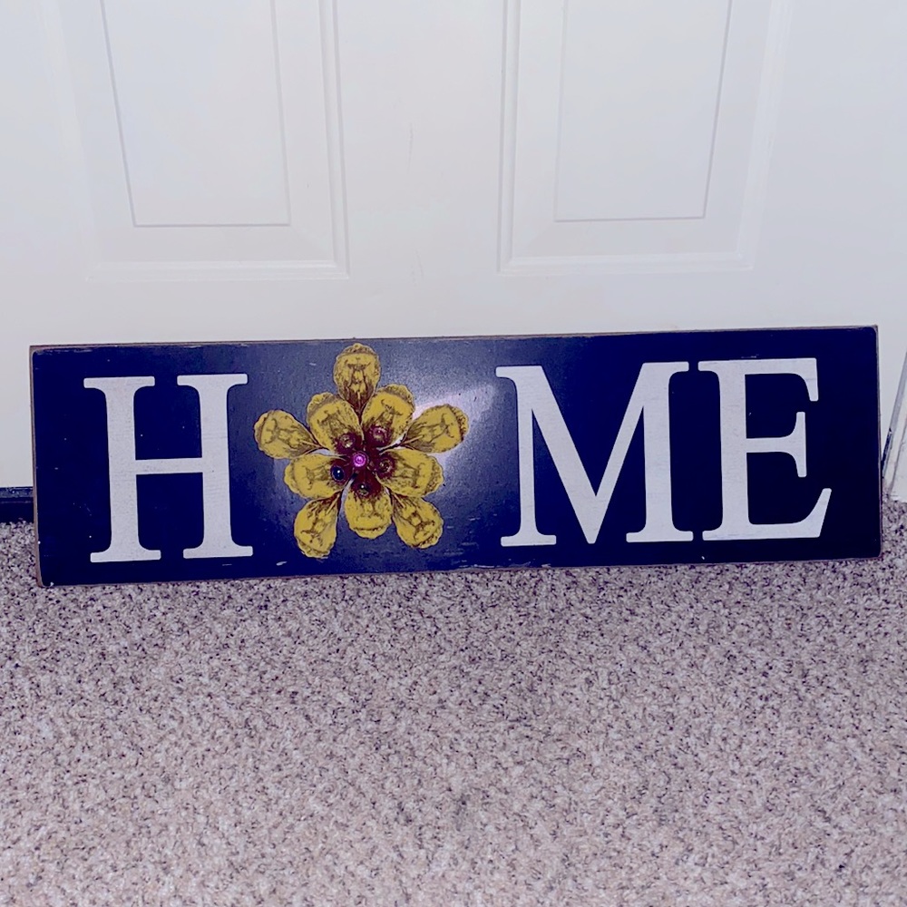 Wooden hobby lobby home sign